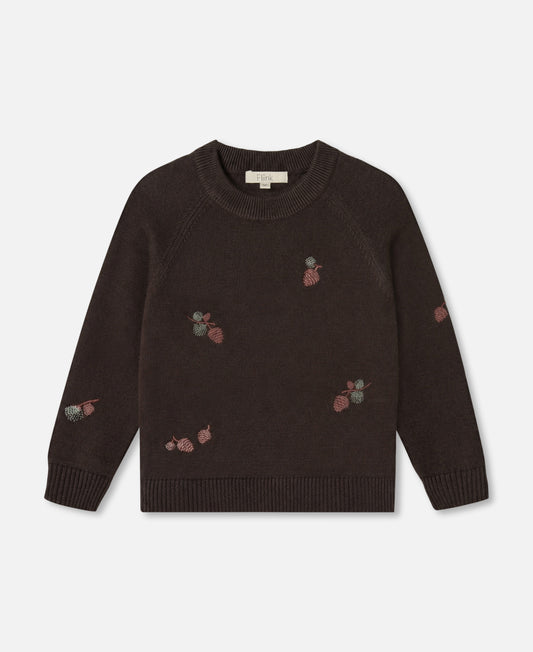 FLIINK BENNA PINECONE PULLOVER PULLOVER COFFEE BEAN