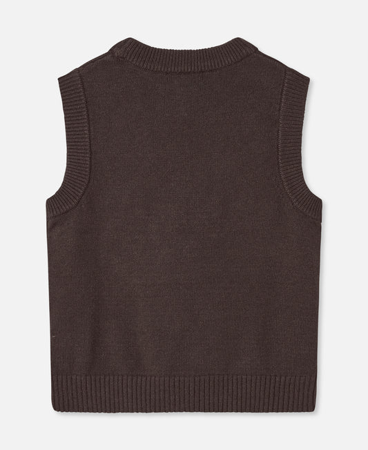 FLIINK BENNA PINECONE VEST VEST COFFEE BEAN
