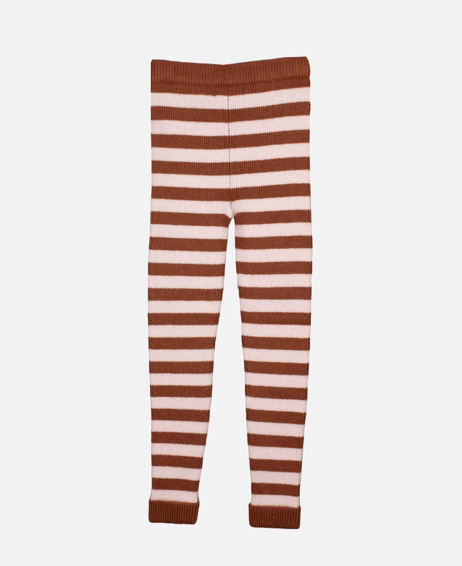 FLIINK BENNA RIB LEGGIN LEGGIN CAROB BROWN/PEACH WHIP