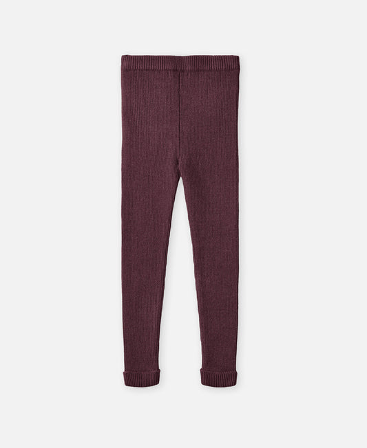 FLIINK BENNA RIB LEGGIN LEGGIN BURGENDY