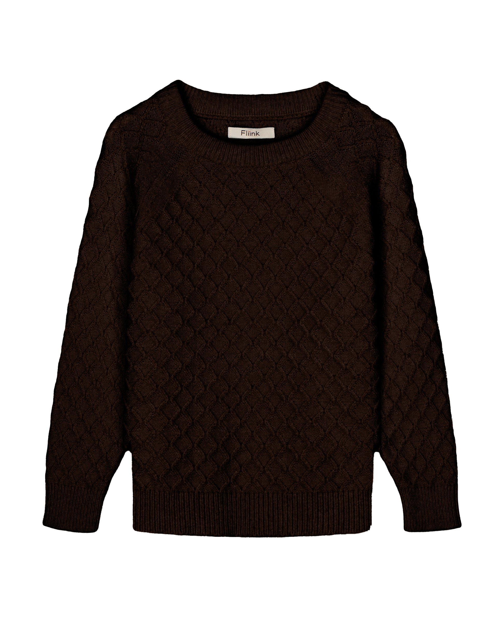 FLIINK BENNA SQUARE PULLOVER PULLOVER CHICORY COFFEE