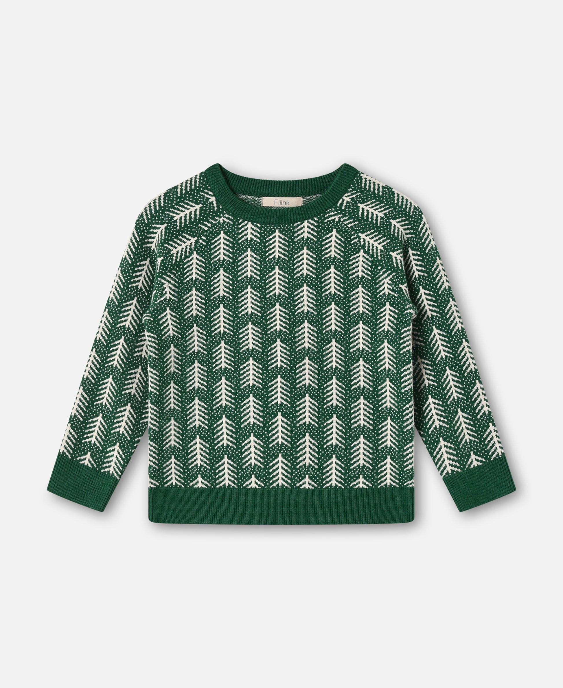 FLIINK BENNA TREE PULLOVER PULLOVER HUNTER GREEN