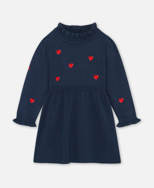 FLIINK BENNA WINTER DRESS DRESS INSIGNIA BLUE