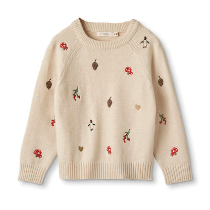 FLIINK BENNA WINTER PULLOVER PULLOVER SANDSHELL