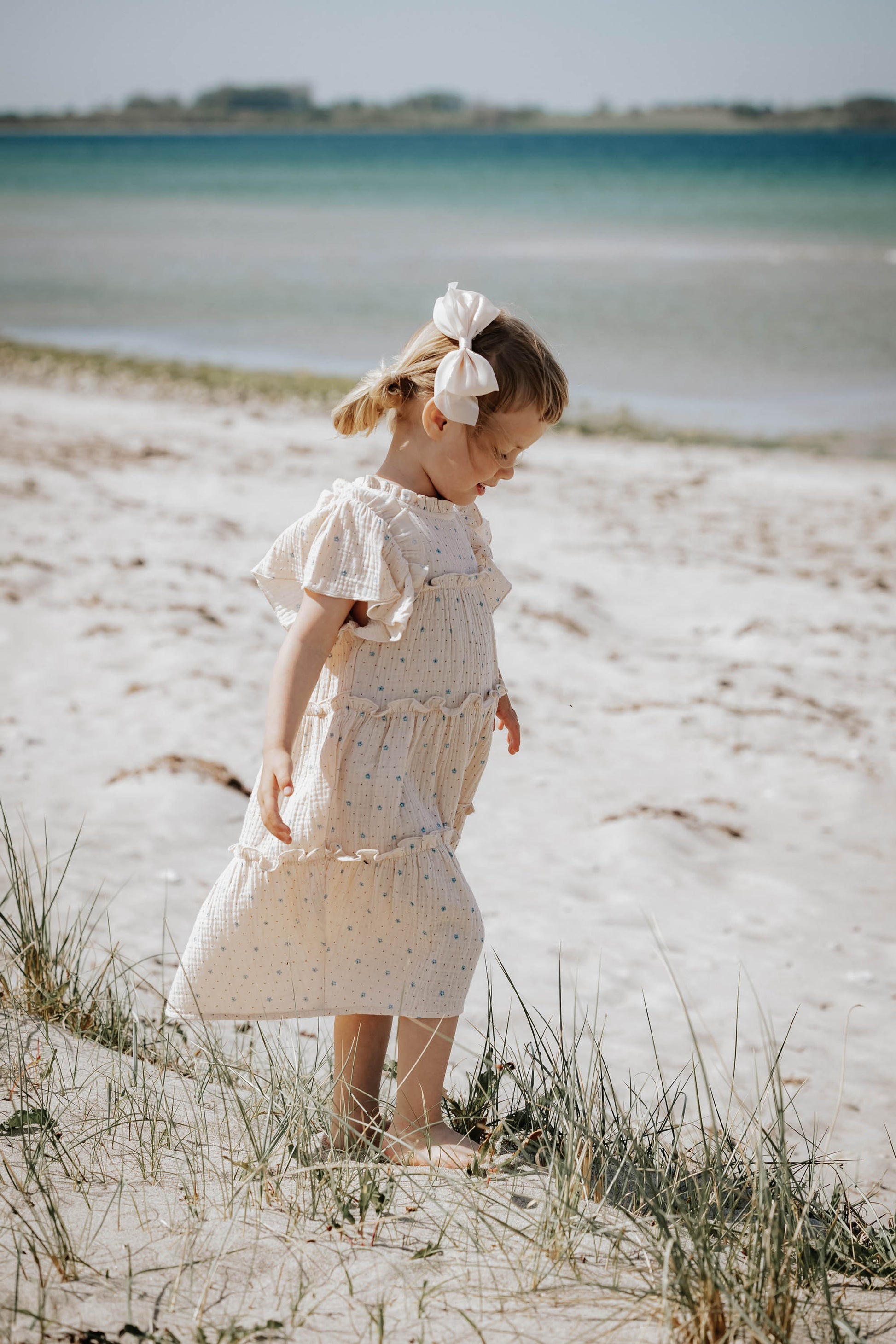 FLIINK BLOOMING SS DRESS DRESS SANDSHELL AOP
