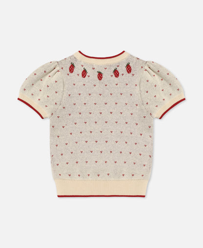 FLIINK BOLETTE SS BLOUSE BLOUSE SANDSHELL