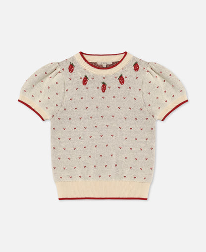 FLIINK BOLETTE SS BLOUSE BLOUSE SANDSHELL