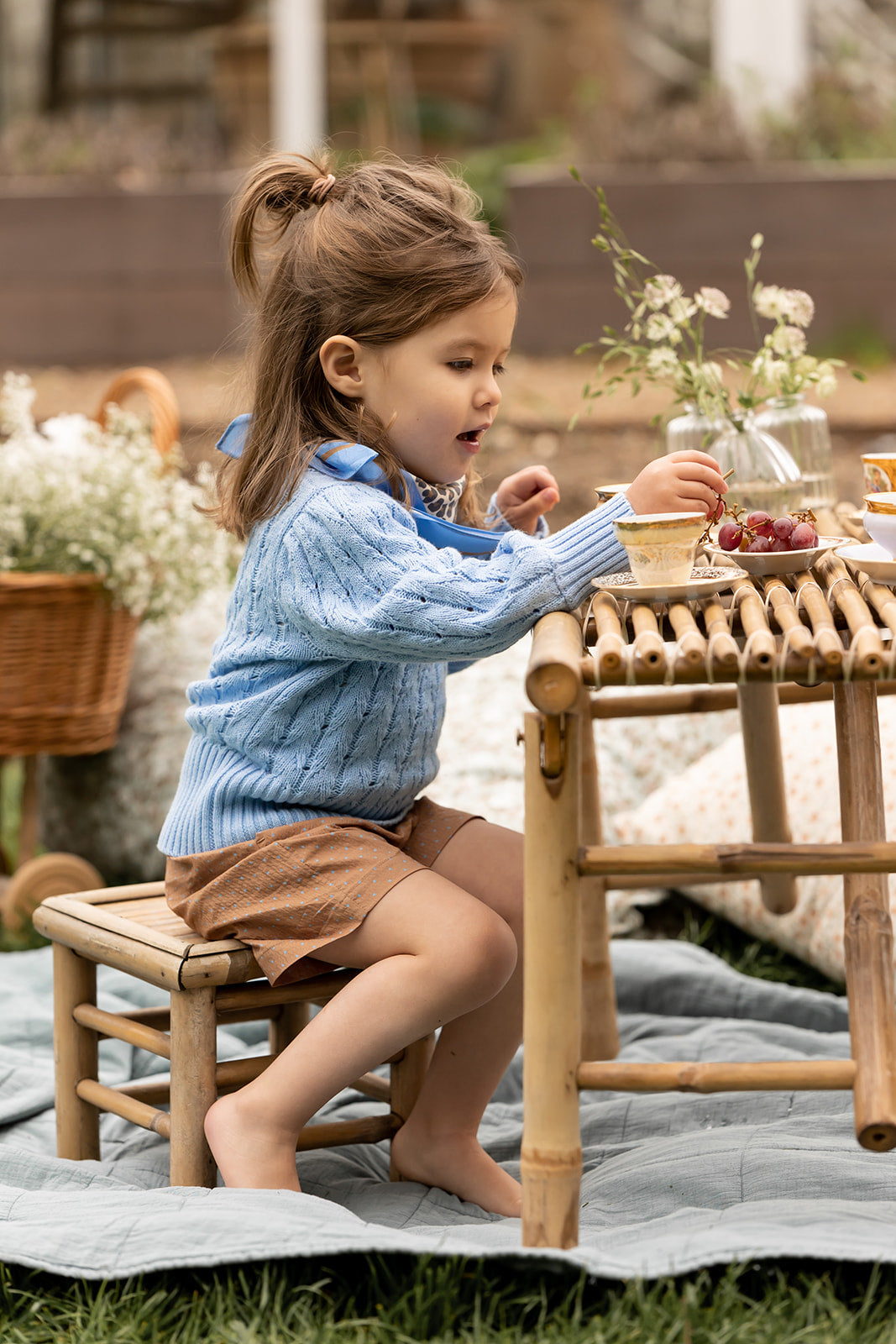 FLIINK BON BLOUSE BLOUSE LITTLE BOY BLUE