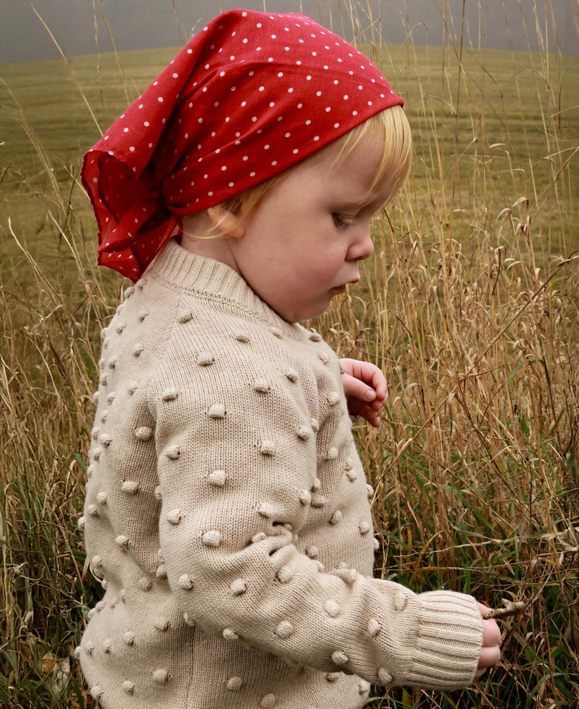 FLIINK BON DOT PULLOVER PULLOVER SANDSHELL