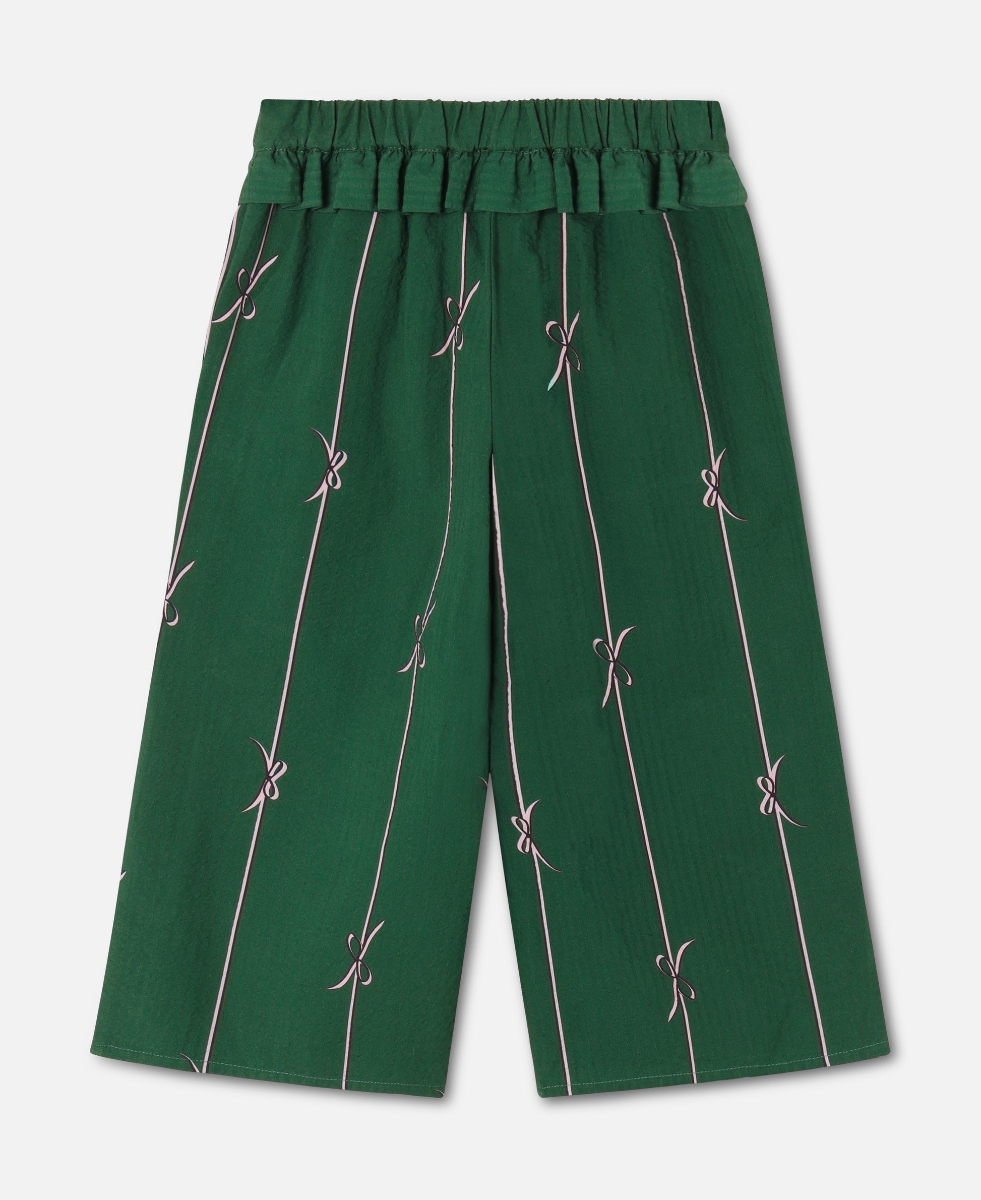 FLIINK BOWIE PANT PANT HUNTER GREEN BOW AOP
