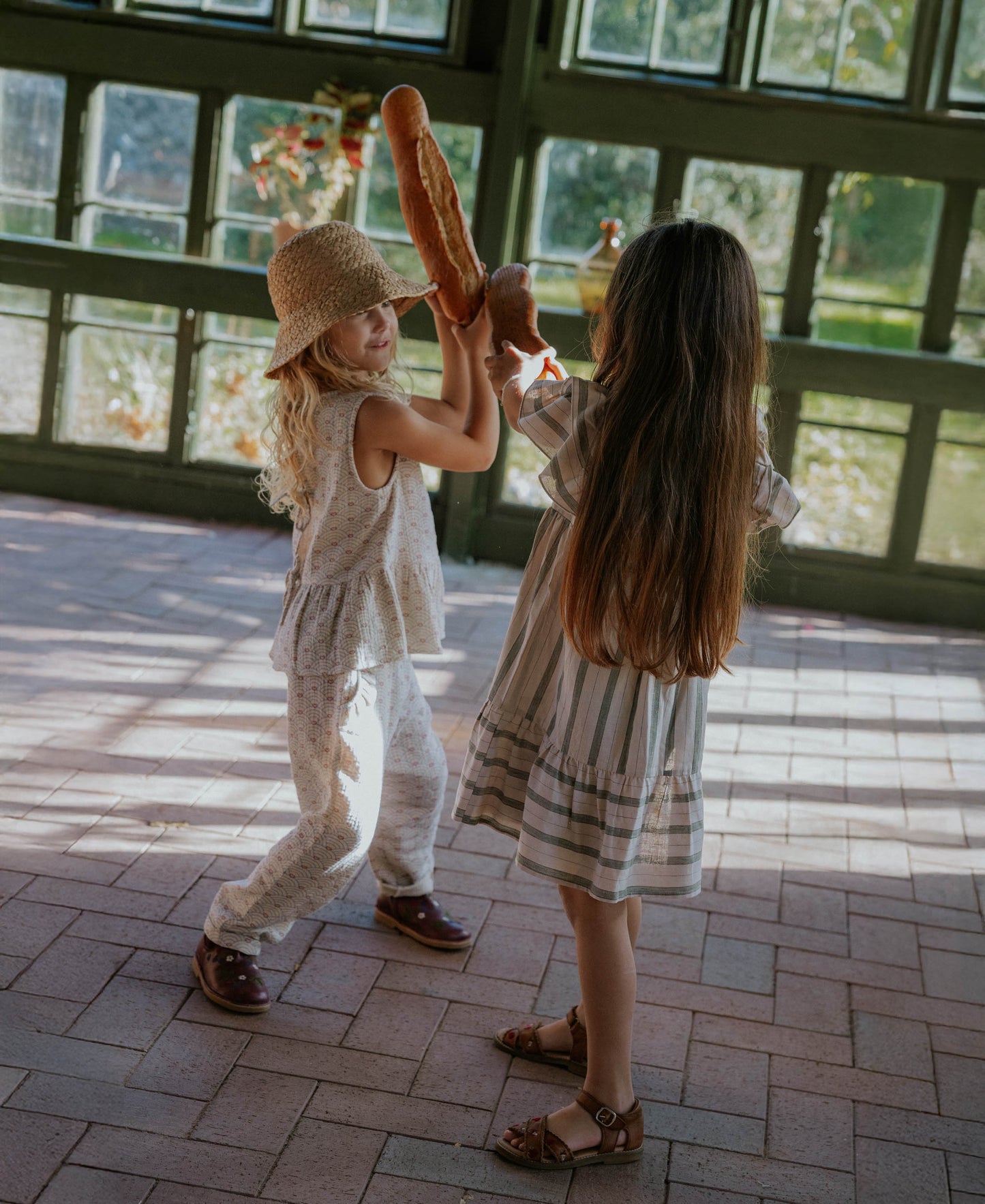 FLIINK BRIDGET PANT PANT SANDSHELL AOP