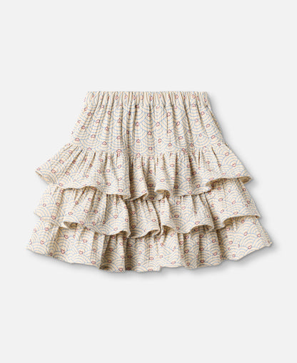 FLIINK BRIDGET SKIRT SKIRT SANDSHELL AOP