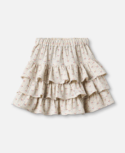 FLIINK BRIDGET SKIRT SKIRT SANDSHELL AOP