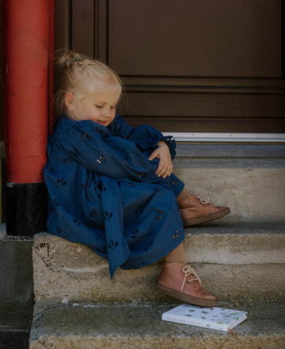 FLIINK CAMMA BOW DRESS DRESS INSIGNIA BLUE