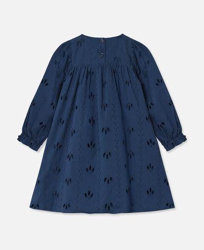 FLIINK CAMMA BOW DRESS DRESS INSIGNIA BLUE