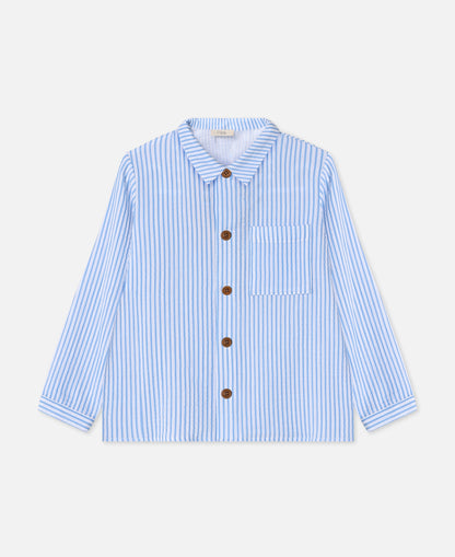 FLIINK CHA CHA LS SHIRT SHIRT MARINA STRIBED