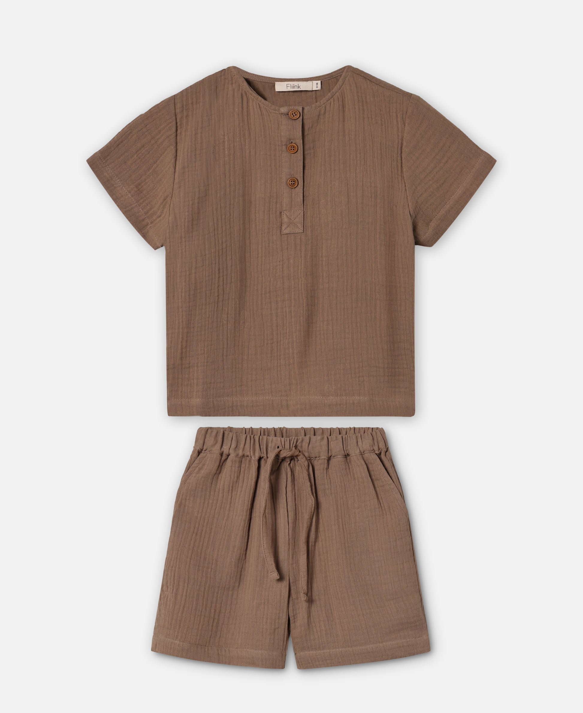 FLIINK CHA CHA SHORT SET SET PINE BARK