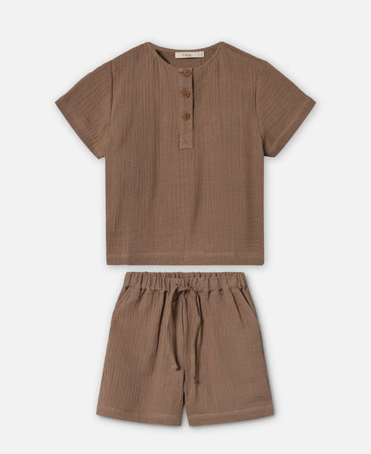 FLIINK CHA CHA SHORT SET SET PINE BARK