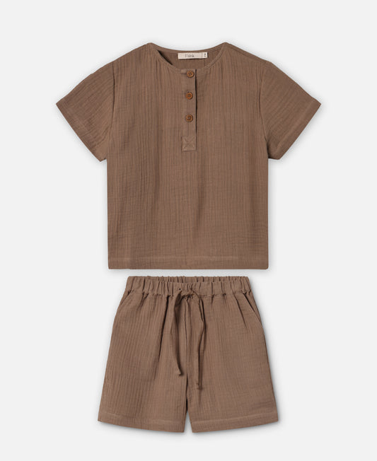 FLIINK CHA CHA SHORT SET SET PINE BARK