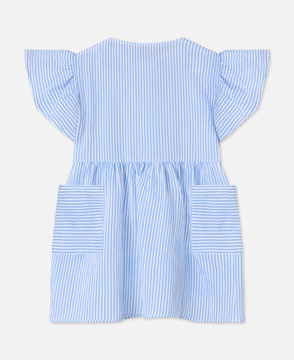 FLIINK CHA CHA SS DRESS DRESS MARINA STRIBED