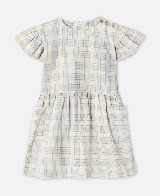 FLIINK CHA CHA SS DRESS DRESS SANDSHELL CHECK