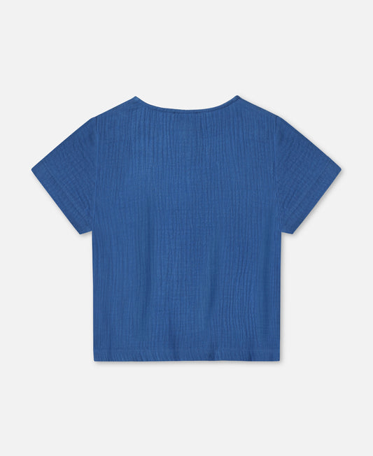 FLIINK CHA CHA SS SHIRT BLOUSE BLUE LOLITE