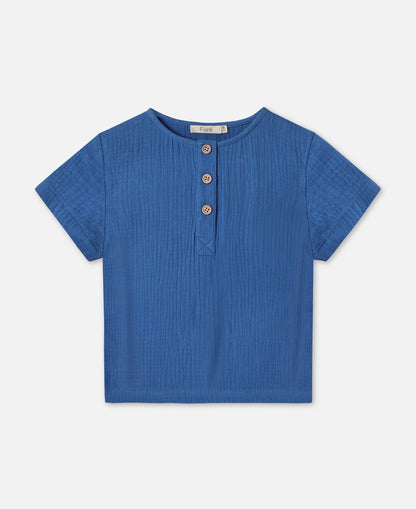 FLIINK CHA CHA SS T-SHIRT T-SHIRT BLUE LOLITE