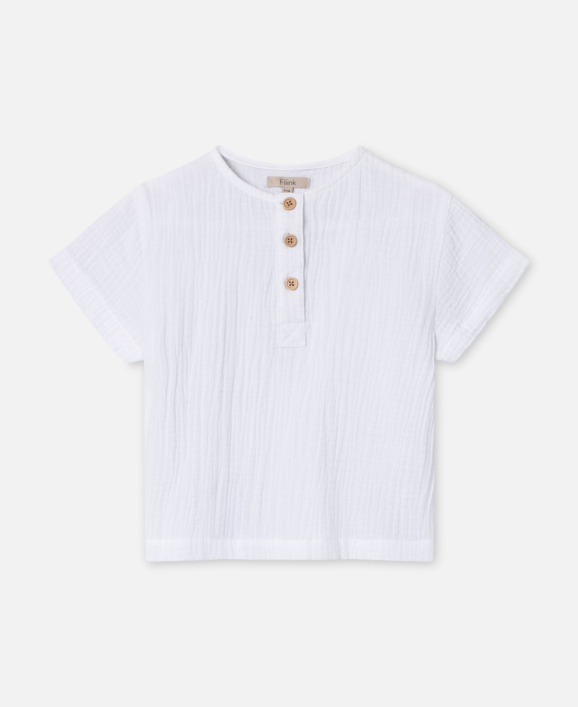 FLIINK CHA CHA SS SHIRT BLOUSE CLOUD DANCER