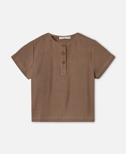 FLIINK CHA CHA SS T-SHIRT T-SHIRT PINE BARK