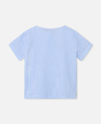 FLIINK CHA CHA SS T-SHIRT T-SHIRT MARINA STRIBED