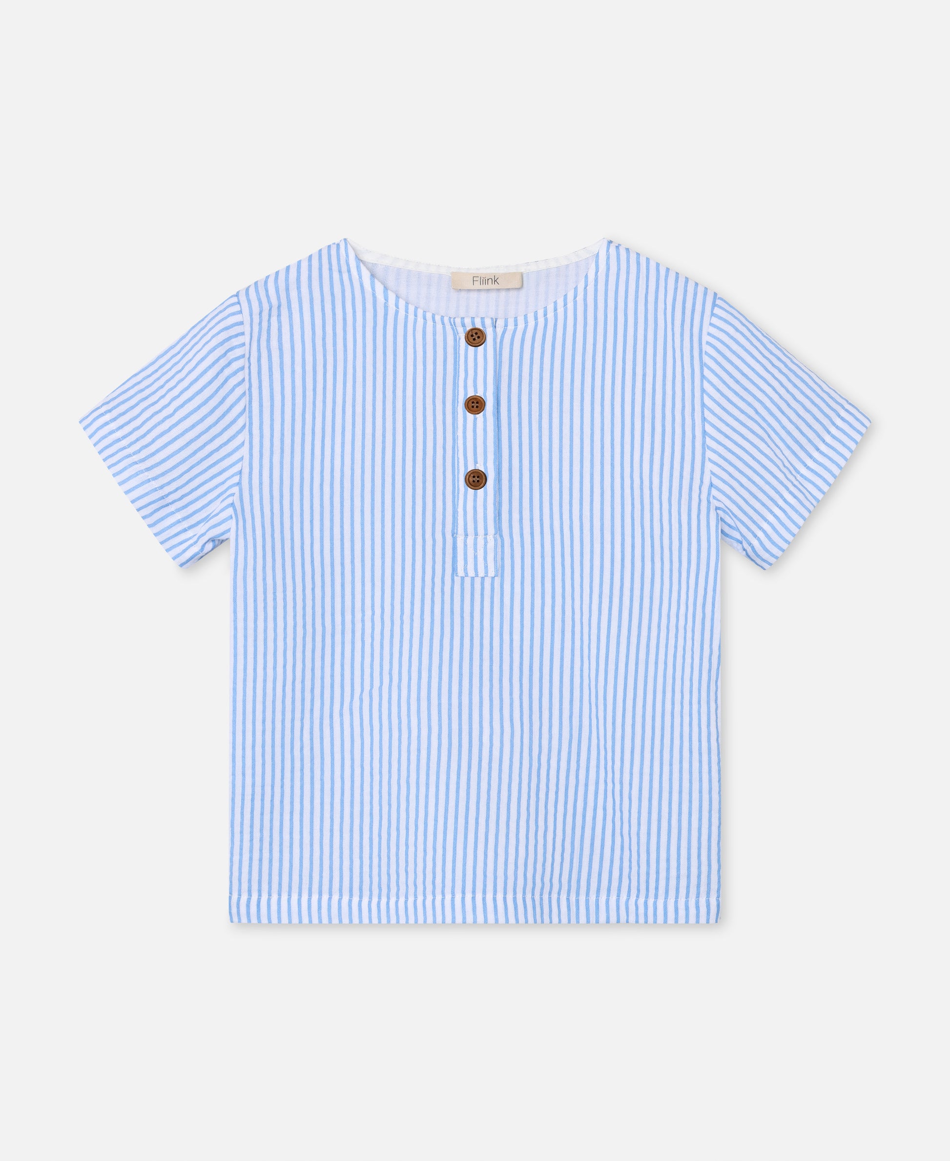 FLIINK CHA CHA SS T-SHIRT T-SHIRT MARINA STRIBED