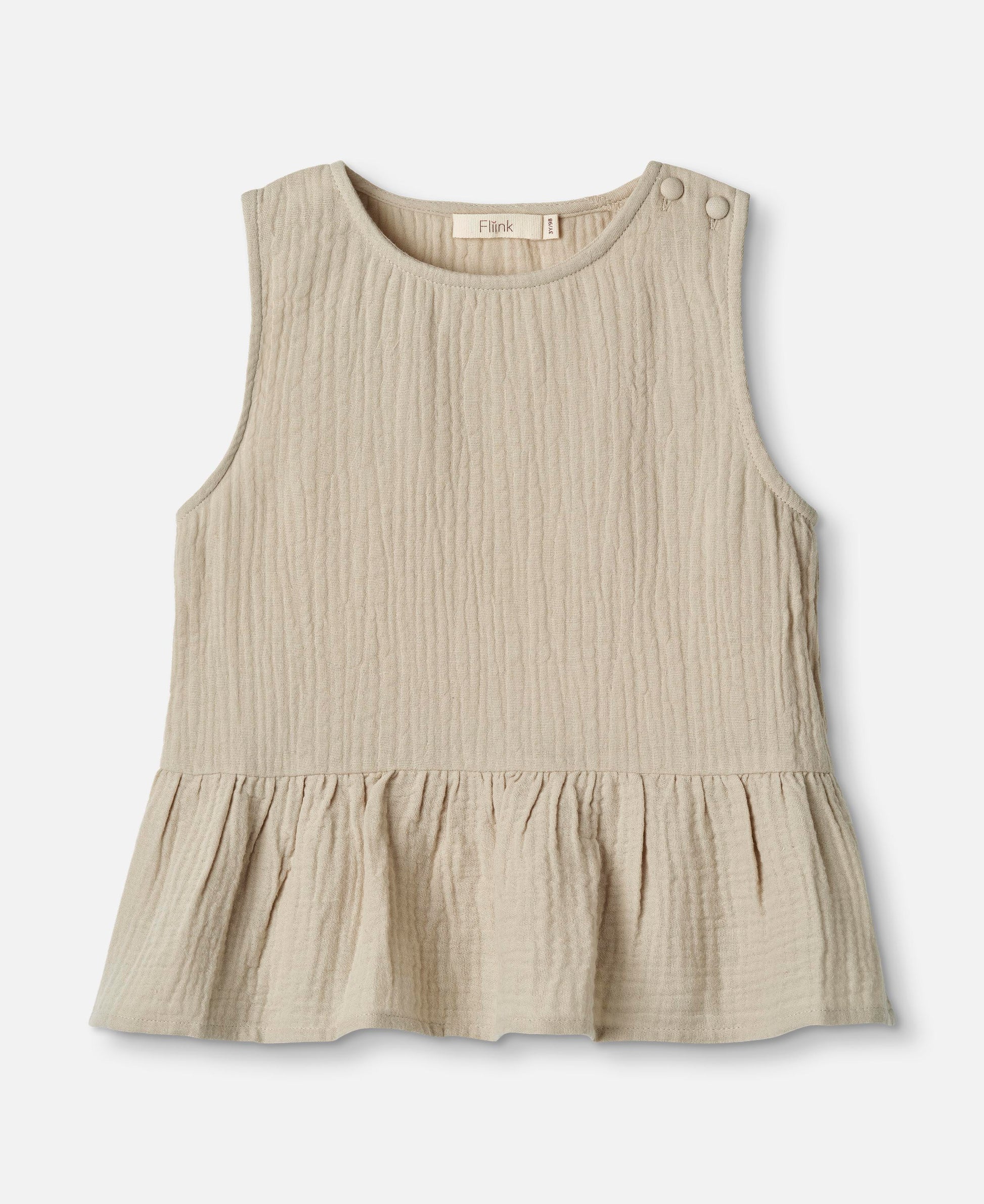 FLIINK CIAO TOP SINGLET HUMUS