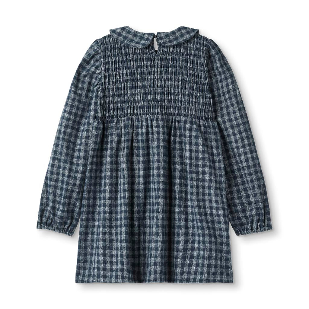 FLIINK CODA CHECK DRESS DRESS NAVY