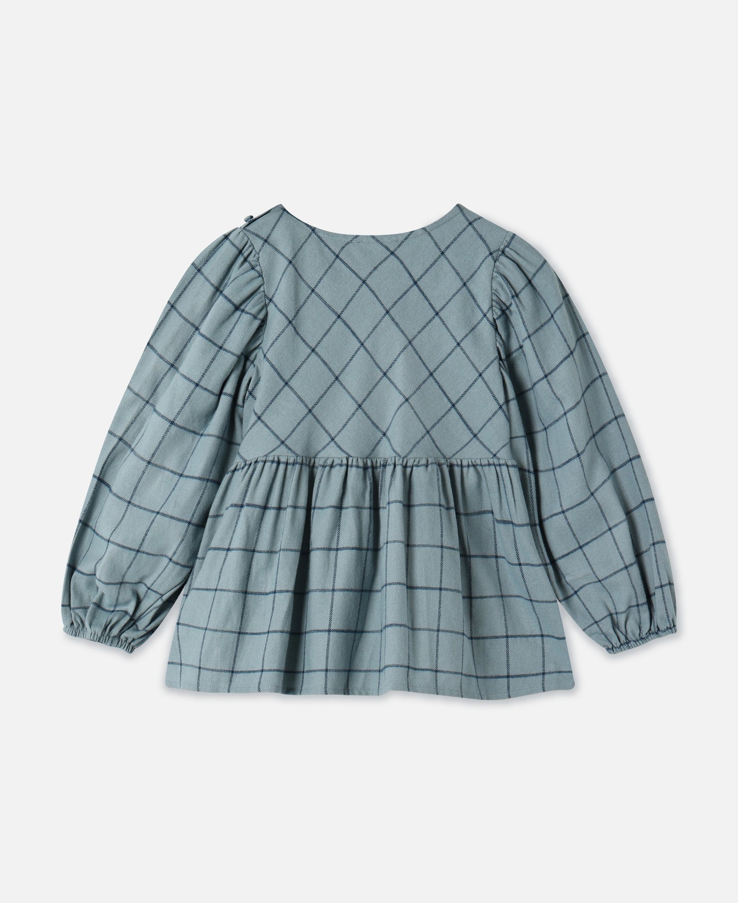 FLIINK CODY CHECK BLOUSE BLOUSE SLATE