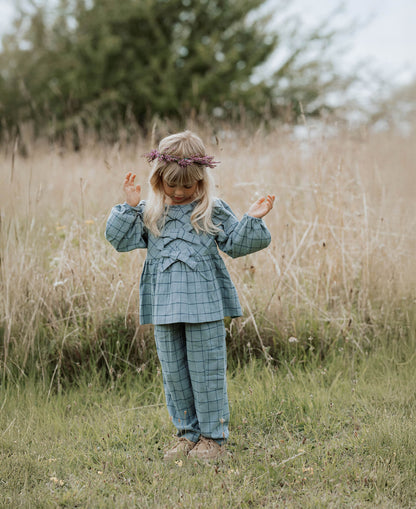 FLIINK CODY CHECK PANT PANT SLATE