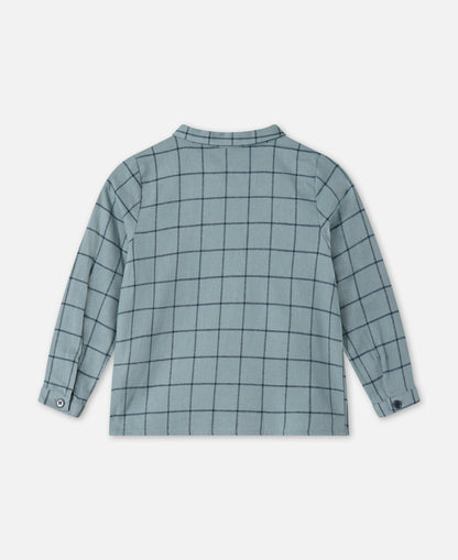 FLIINK CODY CHECK SHIRT SHIRT SLATE