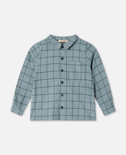 FLIINK CODY CHECK SHIRT SHIRT SLATE