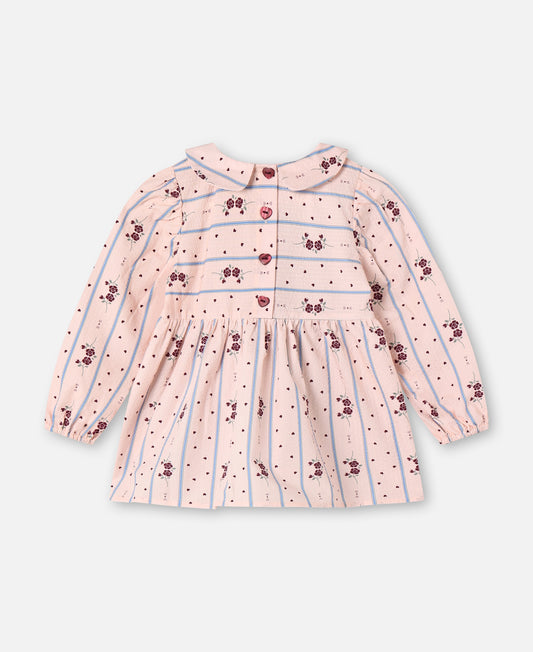 FLIINK COLOMBE TUNIC TUNIC CHALK PINK AOP