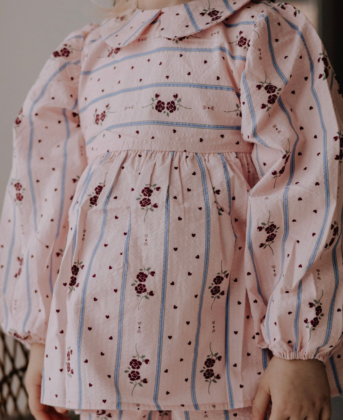 FLIINK COLOMBE TUNIC TUNIC CHALK PINK AOP