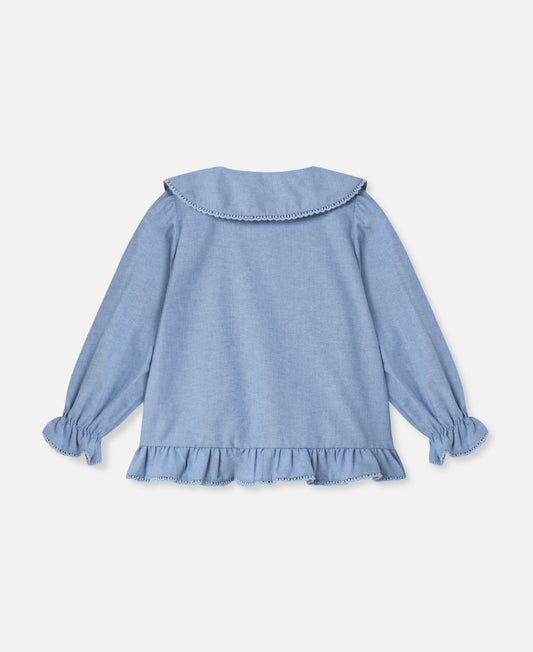 FLIINK CONNIE LS BLOUSE BLOUSE MARINA