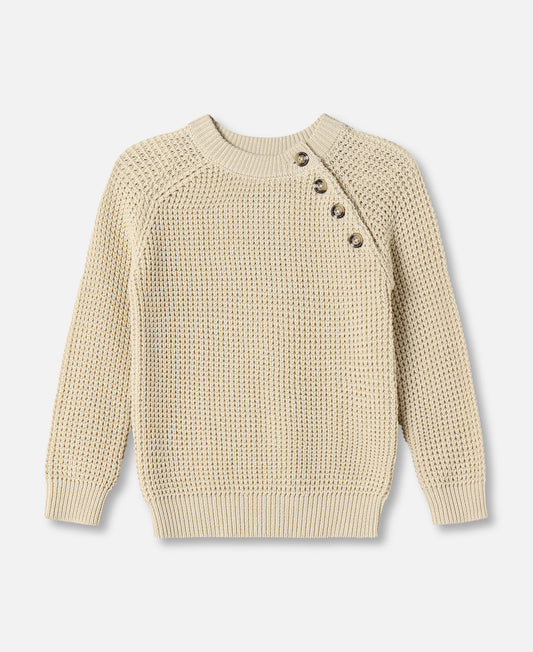 FLIINK COTTI PULLOVER PULLOVER SANDSHELL