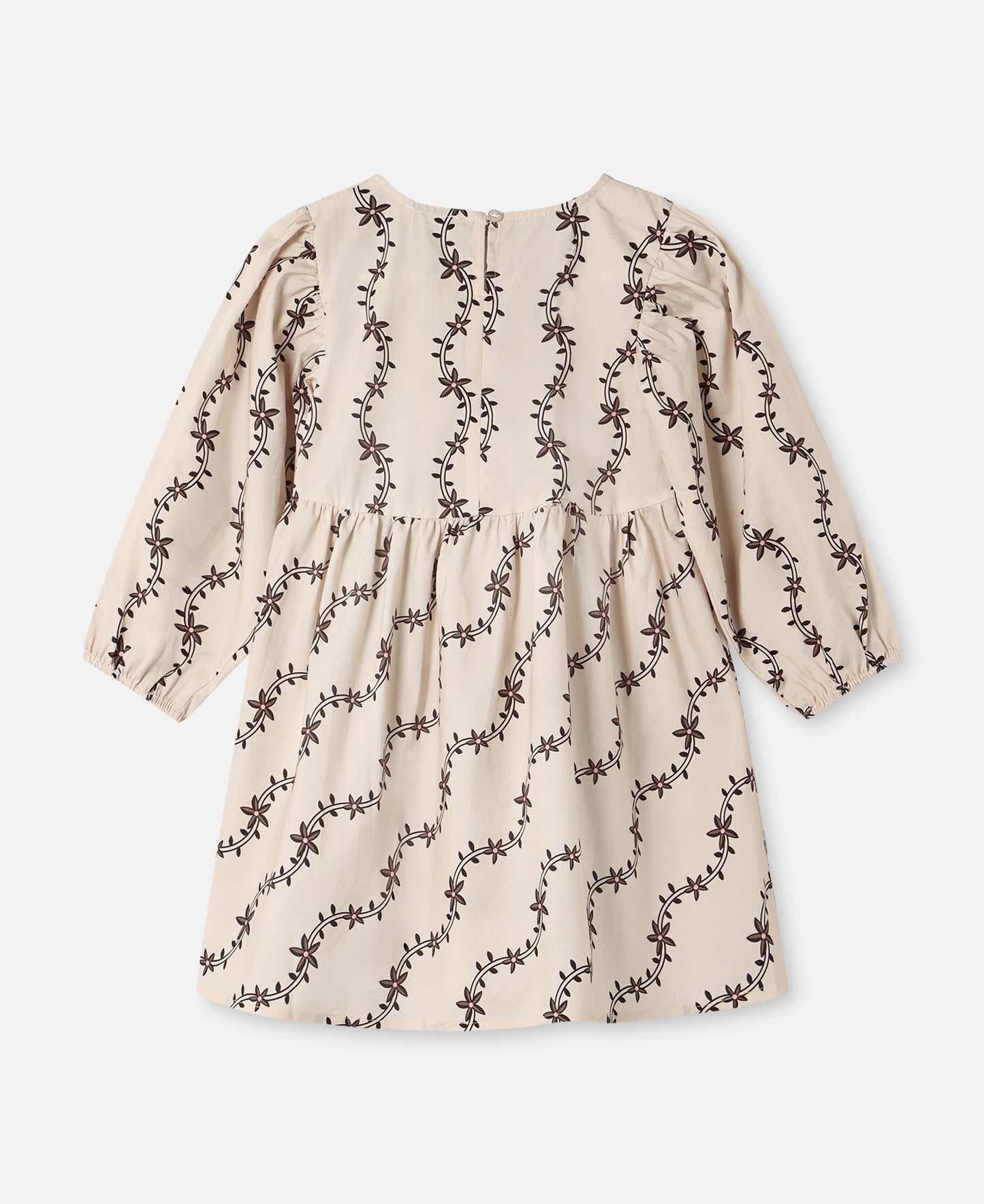 FLIINK DOLDY LS DRESS DRESS SANDSHELL AOP