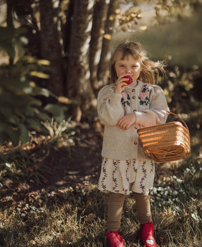 FLIINK DOLDY LS DRESS DRESS SANDSHELL AOP