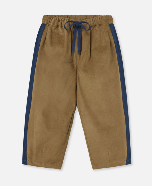 FLIINK DOLLY CONTRAST PANT PANT DULL GOLD
