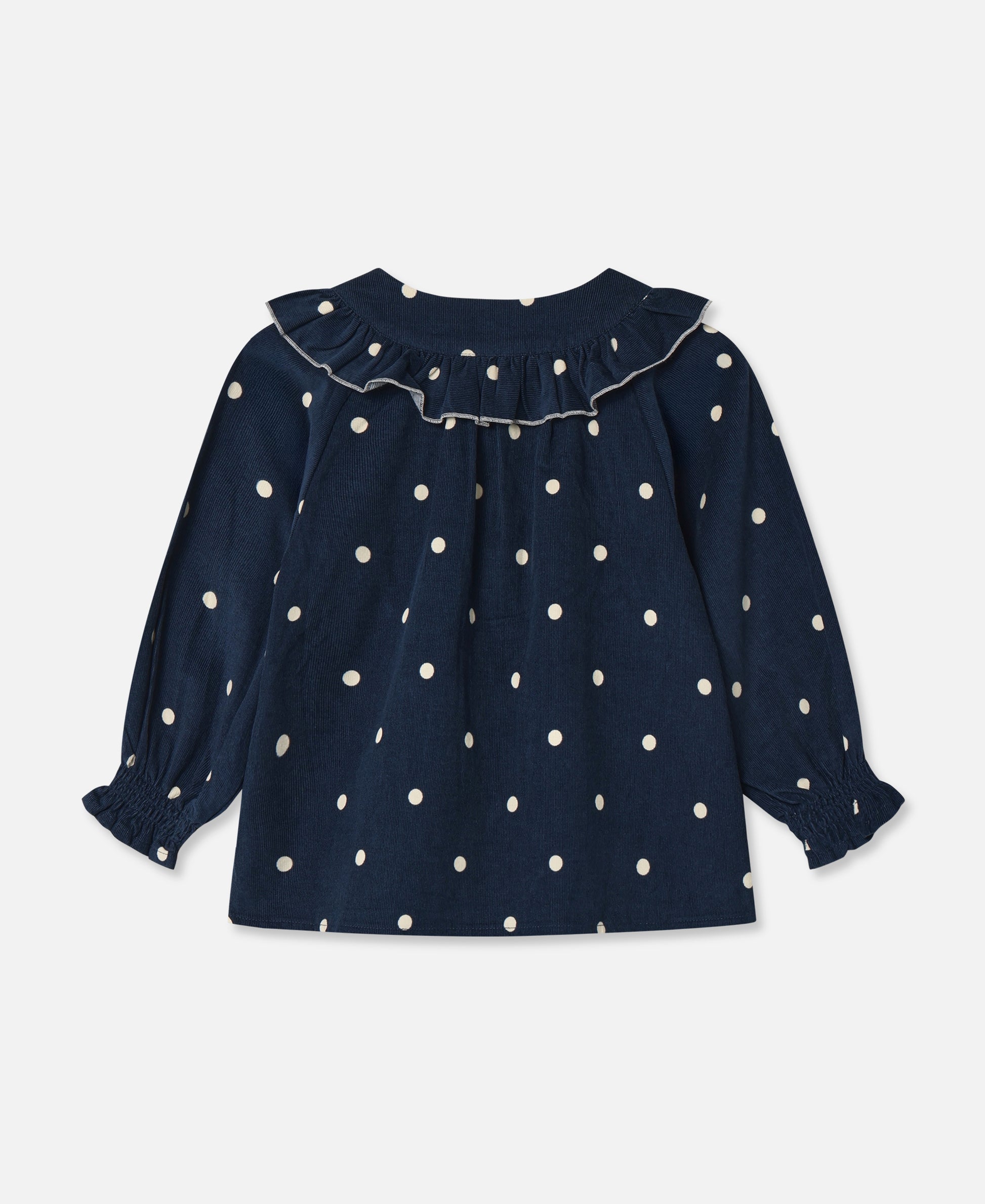 FLIINK DOLLY DOT BLOUSE BLOUSE INSIGNIA BLUE AOP