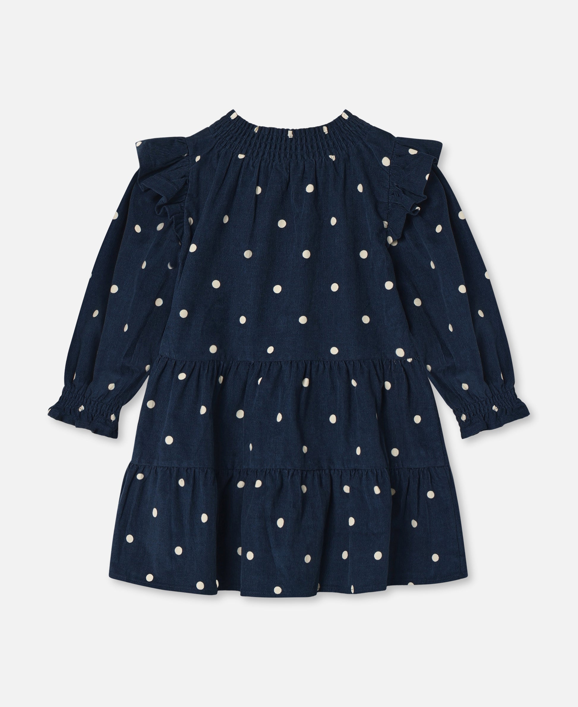 FLIINK DOLLY DOT DRESS DRESS INSIGNIA BLUE AOP