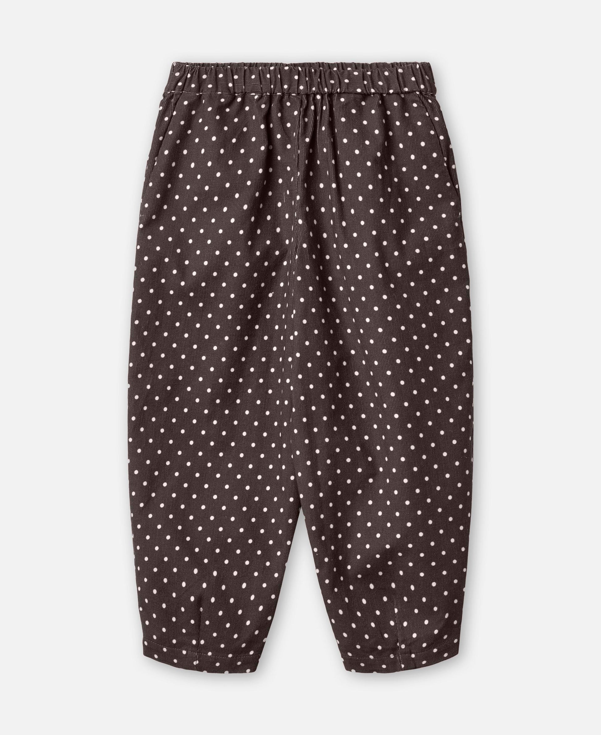 FLIINK DOLLY DOT PANT PANT COFFEE BEAN DOT