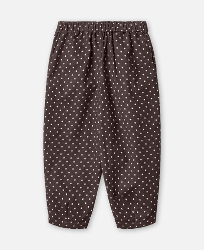 FLIINK DOLLY DOT PANT PANT COFFEE BEAN DOT