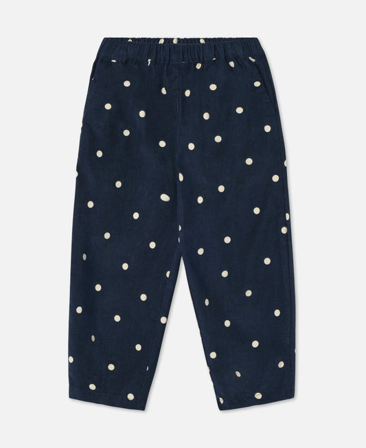 FLIINK DOLLY DOT PANT PANT INSIGNIA BLUE AOP