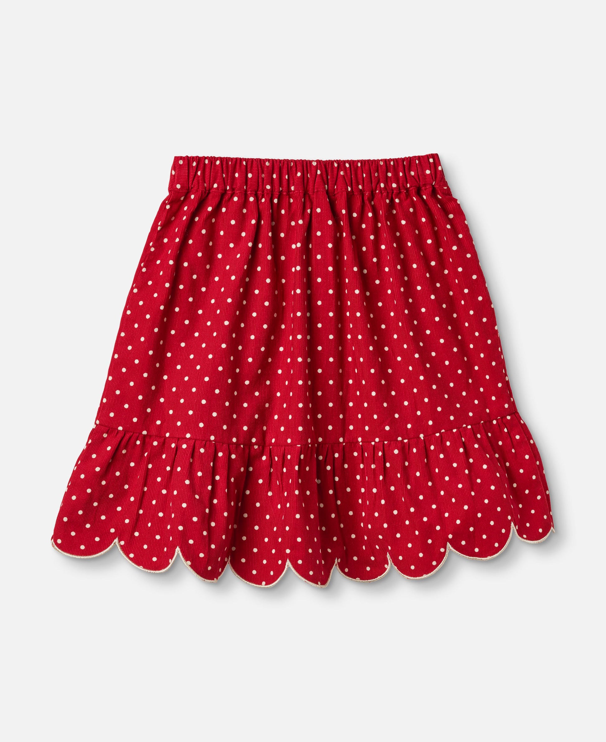 FLIINK DOLLY DOT SKIRT SKIRT POMPEIAN RED